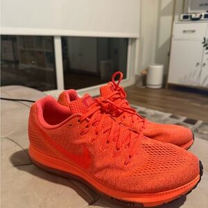 Nike Vibrant Orange Athletic Sneakers
